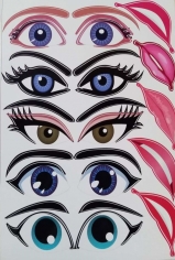 Наклейки 'Девушка ' 